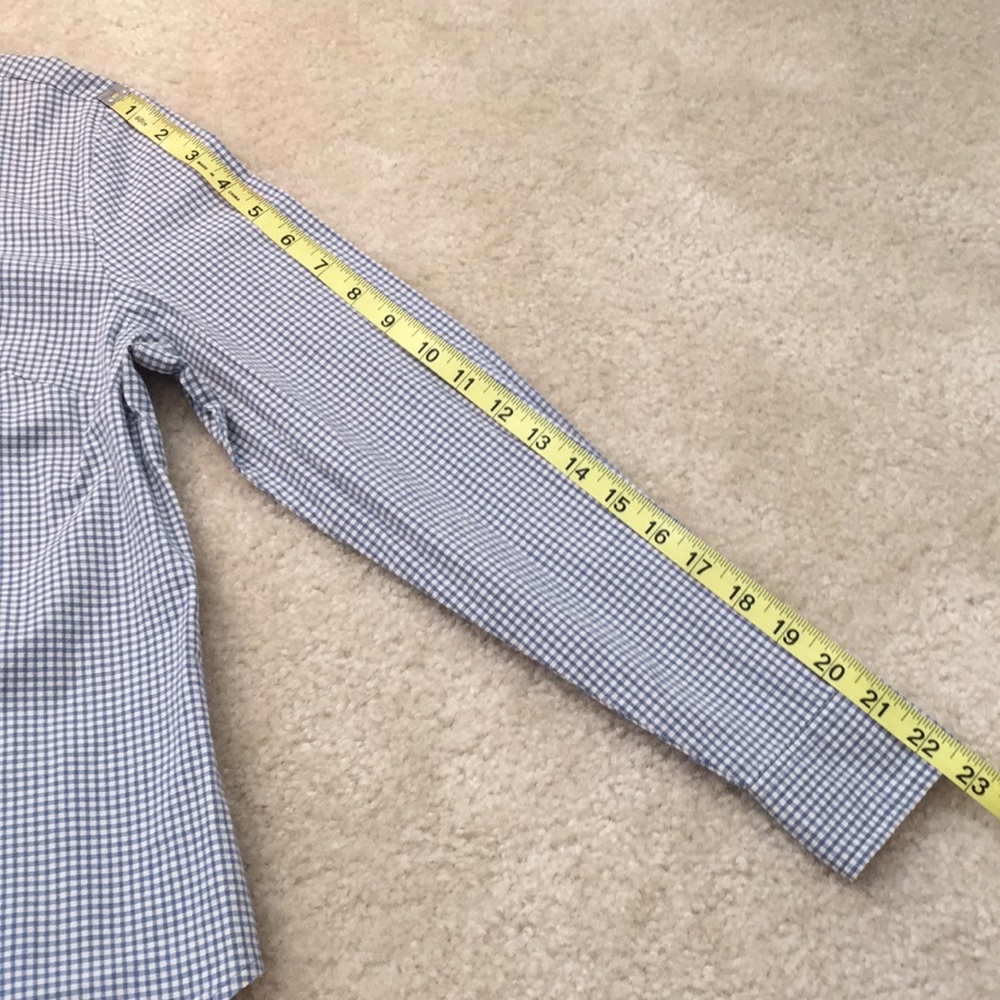 Gingham button down top - Picture 5 of 5